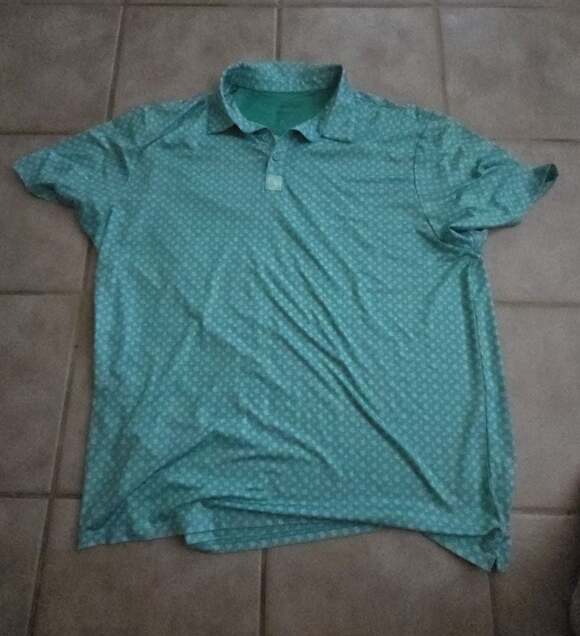 Bogey Bros Other - Bogey Bros Birdie Finger Polo Shirt Green Performance Golf Men's